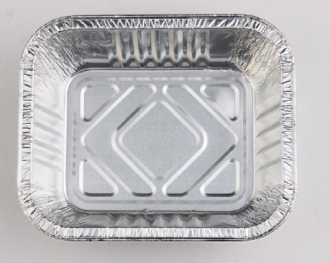 Aluminum foil No 2 takeout container for kitchen use