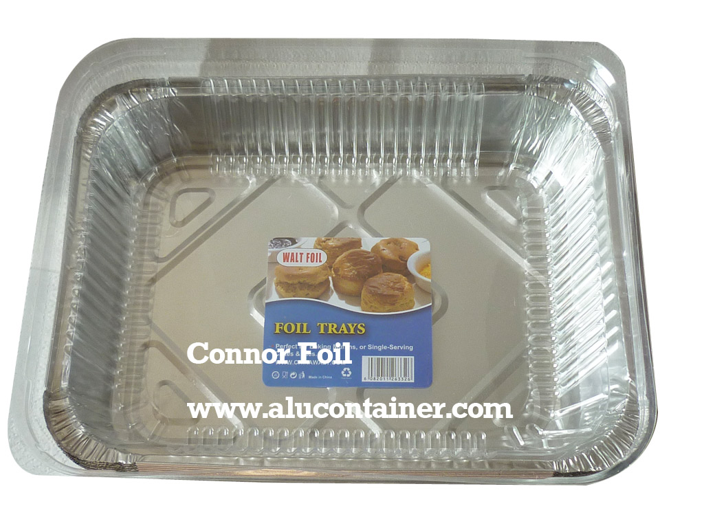 Aluminum Foil Containers With Plastic Dome Lids